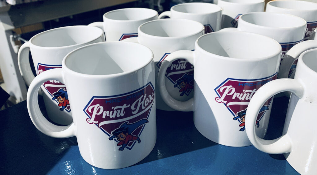 Printed mugs
